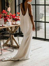 Load image into Gallery viewer, Fashion Suspenders Sleeveless Back Tassel Evening Dress