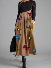 Load image into Gallery viewer, Warm Stitching Casual Dress with Butterfly