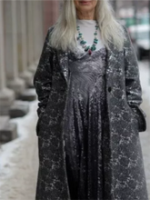 Load image into Gallery viewer, Autumn And Winter Retro Printed Women'S Overcoat