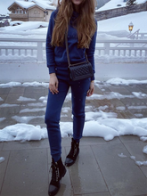 Load image into Gallery viewer, Fashion Solid Color Casual Hooded Sweatshirt Two-piece Suit