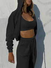 Load image into Gallery viewer, Three-Piece Suit Casual Hooded Jacket
