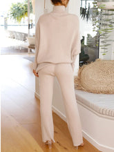 Load image into Gallery viewer, Simple Casual Loose Round Neck Long Sleeved Knitted Suit