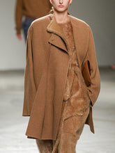 Load image into Gallery viewer, Ladies Fashion Casual Solid Color Polyester Long Jacket