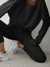 Load image into Gallery viewer, Fashion Casual Long Sleeve Solid Color Two-piece Suit