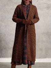 Load image into Gallery viewer, Retro Twist Casual Women'S Knitted Coat