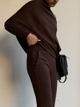 Load image into Gallery viewer, Fashion Strapless Bat Sleeve Casual Two-piece Suit