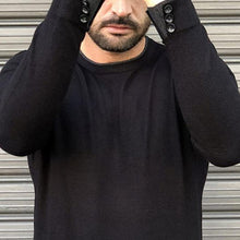 Load image into Gallery viewer, Men'S Fashion Button Casual Turtleneck Sweater