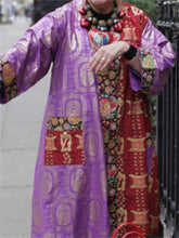 Load image into Gallery viewer, Retro Print Stitching Women'S Casual Coat