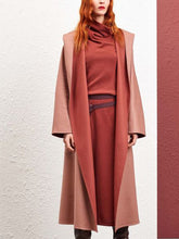 Load image into Gallery viewer, Pure Color Fashion Casual Lapel Long Coat
