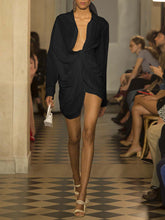 Load image into Gallery viewer, Fashion Solid Color V-neck Casual Evening Dress