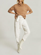 Load image into Gallery viewer, Wool Cashmere Blend Roll Neck Sweater