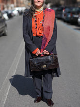 Load image into Gallery viewer, Women's Round Neck Woolen Solid Color Casual Elderly Coat