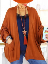 Load image into Gallery viewer, Autumn And Winter Warm Solid Color Women'S Knitted Jacket