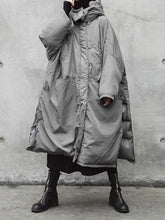 Load image into Gallery viewer, Extra Loose Solid Color Warm Winter Jacket for Women