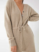 Load image into Gallery viewer, Fashion Casual Long-sleeved V-neck Loose Jumpsuit