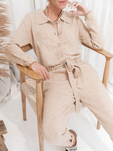Load image into Gallery viewer, Fashion Casual V-neck Knitted Jumpsuit
