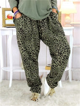 Load image into Gallery viewer, Casual Leopard Print Loose Women'S Trousers