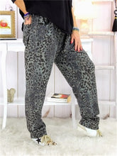 Load image into Gallery viewer, Casual Leopard Print Loose Women'S Trousers
