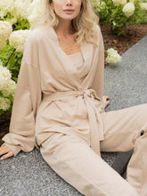 Load image into Gallery viewer, Laced Cardigan Pants Suit