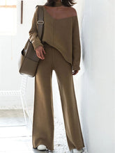 Load image into Gallery viewer, Fashion Sexy V-Neck Strapless Women'S Knit Suit