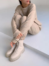 Load image into Gallery viewer, Pullover Solid Color Two-Piece Suit