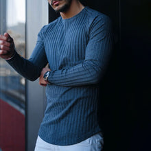 Load image into Gallery viewer, Men'S Fashion Solid Color Round Neck Long Sleeve Sweater