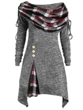 Load image into Gallery viewer, Casual Plaid Color Matching Women'S Dress