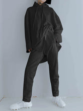 Load image into Gallery viewer, Fashion Solid Color Loose Hooded Casual Two-Piece Suit