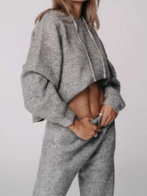 Load image into Gallery viewer, Women'S Fashion Solid Color Sports Loose Hooded Two-Piece Suit