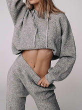 Load image into Gallery viewer, Women'S Fashion Solid Color Sports Loose Hooded Two-Piece Suit