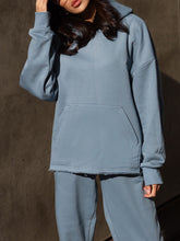 Load image into Gallery viewer, Loose Hoodie Straight Pants Suit
