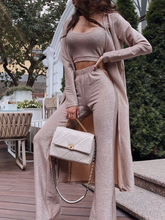 Load image into Gallery viewer, Solid Color Fashion Casual Loose Three-piece Suit