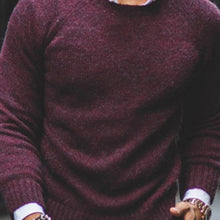 Load image into Gallery viewer, Men'S Casual Solid Color Round Neck Warm Sweater