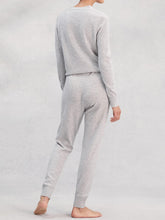 Load image into Gallery viewer, Casual Long-Sleeved V-Neck Loose Jumpsuit