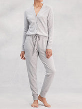 Load image into Gallery viewer, Casual Long-Sleeved V-Neck Loose Jumpsuit
