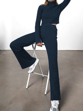 Load image into Gallery viewer, Comfortable Casual Solid Color High Neck Knitted Women'S Suit