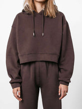 Load image into Gallery viewer, Pure Color Casual Hooded Loose Sports Two-Piece Suit