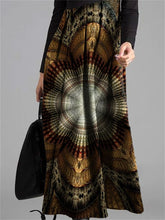 Load image into Gallery viewer, Retro Flower Totem Women'S Long Sleeve Dress
