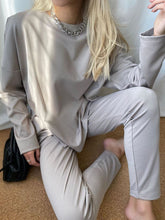 Load image into Gallery viewer, Hem BifurcationPullover Long SleeveTwo-Piece Suit