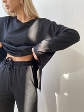 Load image into Gallery viewer, Hem BifurcationPullover Long SleeveTwo-Piece Suit