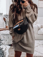 Load image into Gallery viewer, Fashion Knitted Casual Women'S Dress