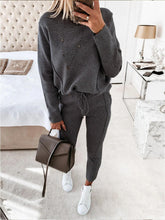 Load image into Gallery viewer, Pure Color Slim Line Split Line Casual Women'S Suit