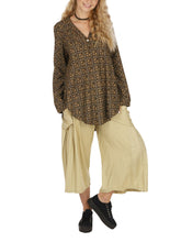 Load image into Gallery viewer, Fashion Irregular Hem Print Blouse