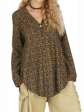 Load image into Gallery viewer, Fashion Irregular Hem Print Blouse