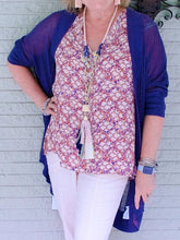 Load image into Gallery viewer, Three-Piece Fashion Casual Holiday Print Top