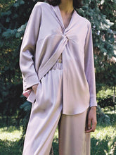 Load image into Gallery viewer, Casual V-Neck Twisted Comfortable Two-Piece Set