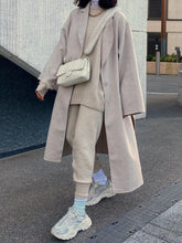Load image into Gallery viewer, Fashion Casual Knitted Turtleneck Solid Color Two-Piece Suit