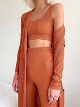 Load image into Gallery viewer, Fashion Solid Color Casual Knitted Vest Cardigan Three-piece Suit