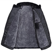 Load image into Gallery viewer, Pure Color Fashion Warm Standing Collar Zipper Cashmere Jacket