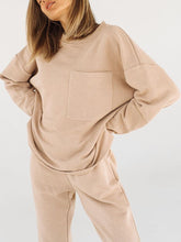 Load image into Gallery viewer, Side Slit Pocket Top Casual Two-Piece Suit